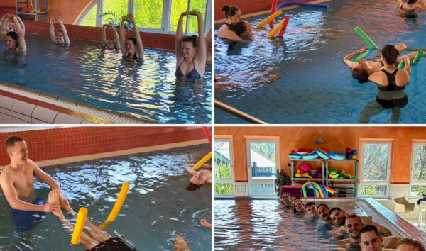 Physio-Azubis im Bewegungsbad des RPP