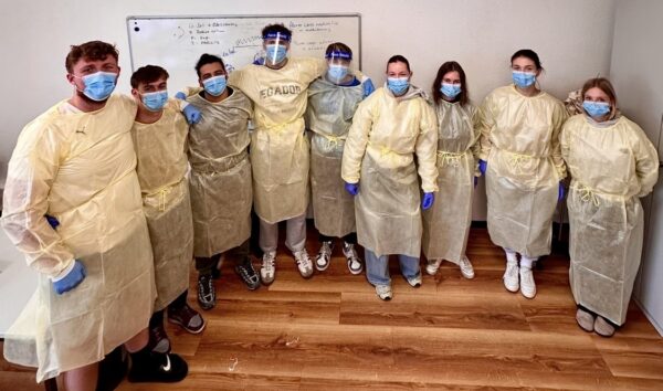 Hygiene-Schulung an der Physio-Schule