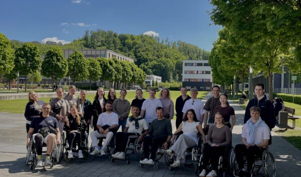 Rollstuhltraining in der Physiotherapie-Ausbildung