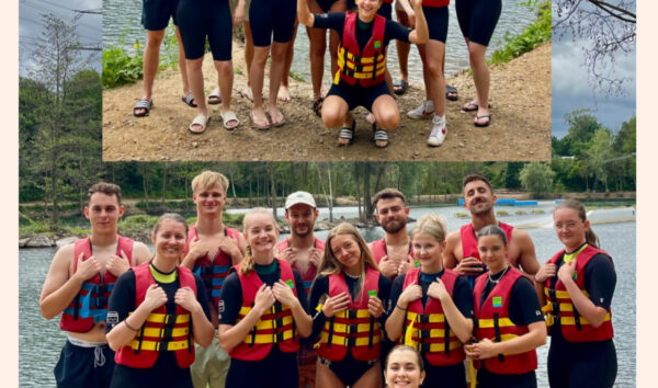 Teamtag beim Wasserski